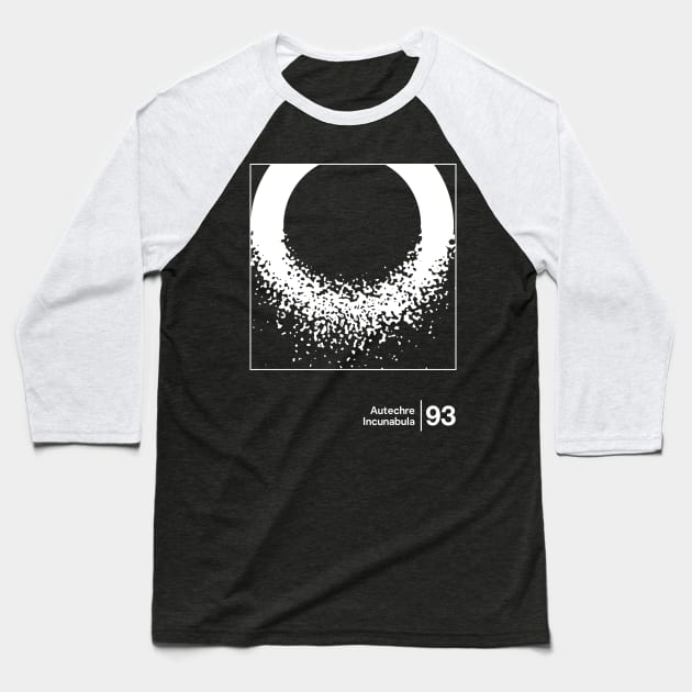 Autechre / Minimal Graphic Artwork Design Baseball T-Shirt by saudade